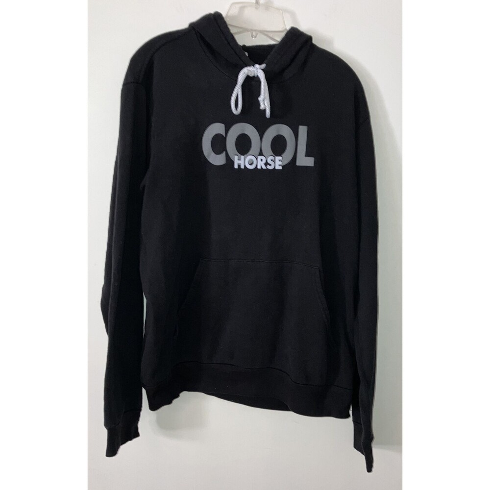 Unisex Sweatshirt Cool Horse Size 2X Pullover Hooded Cowgirlcore Rodeo